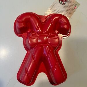 Vintage KRAFT JELLO Candy Cane mold, NWT & recipe